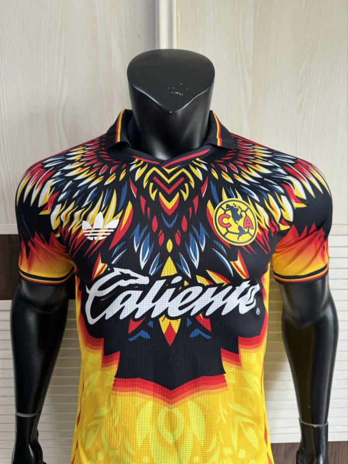 25-26 Club America Yellow Special Edition Player Version Soccer Jersey
