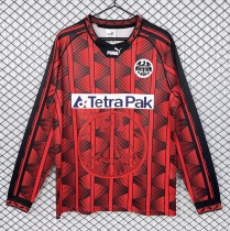 1995-1996 Frankfurt Home Long Sleeve Retro Soccer Jersey