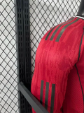 25-26 Man Utd Home Long Sleeve Player Version Soccer Jersey (长袖球员)