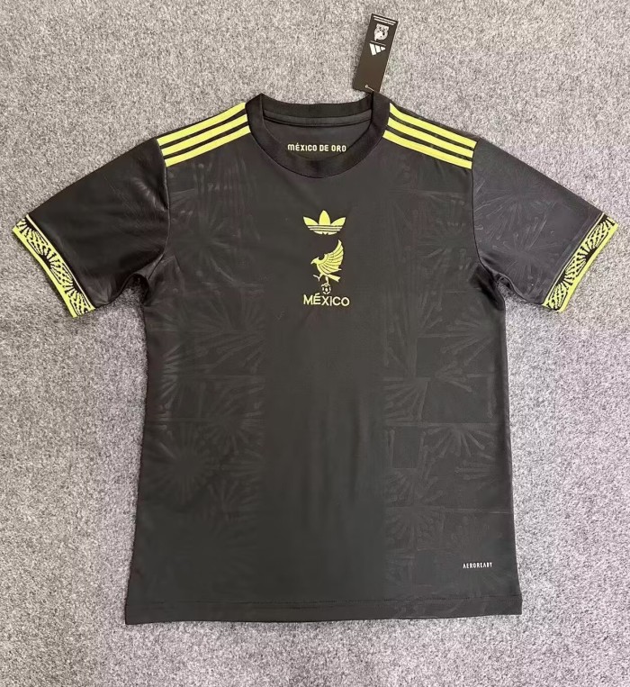 25-26 Mexico Black Special Edition Fans Soccer Jersey*钢印