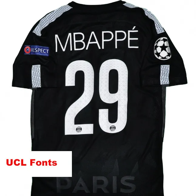 2017-2018 PSG Paris Third Long Sleeve Retro Soccer Jersey (长袖)