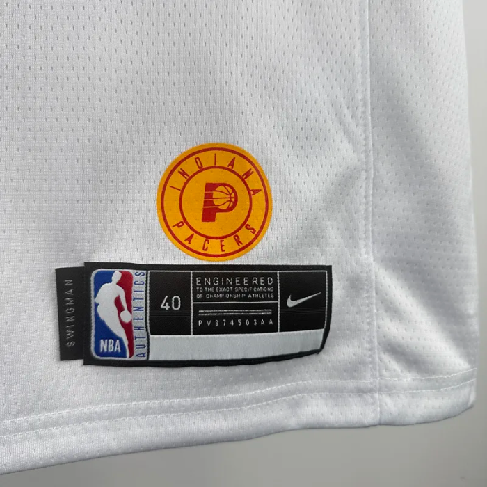 2019-2000 Indiana Pacers HALIBURTON #0 White Retro Top Quality Hot Pressing NBA Jersey