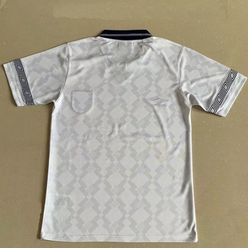 1990 England Home Retro Soccer Jersey