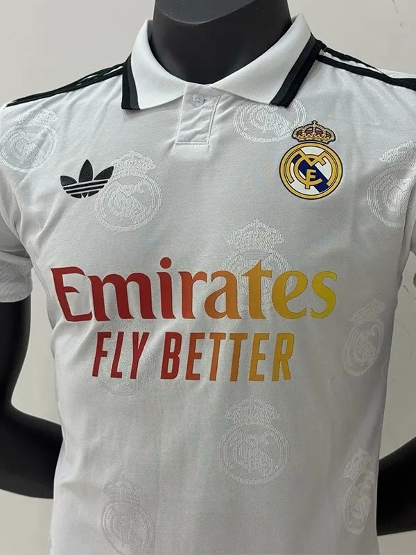 25-26 RMA White Casual Edition Player Version Training Shirts