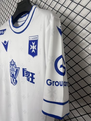 25-26 AJ Auxerre Home Fans Soccer Jersey 1:1 Thai Quality