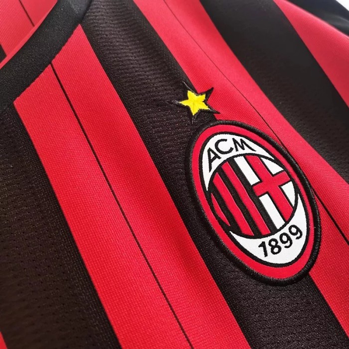 2013-2014 ACM Home Long Sleeve Retro Soccer Jersey