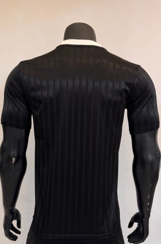 2025 AD Casual Black Player Version Training shirts *三叶草