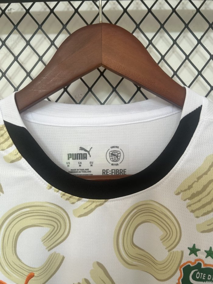 24-25 Côte d'ivoire Away Fans Soccer Jersey