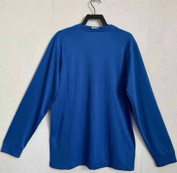 2008-2009 Man Utd Third Long Sleeves Retro Soccer Jersey