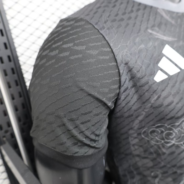 25-26 RMA Black Special Edition Player Version Soccer Jersey