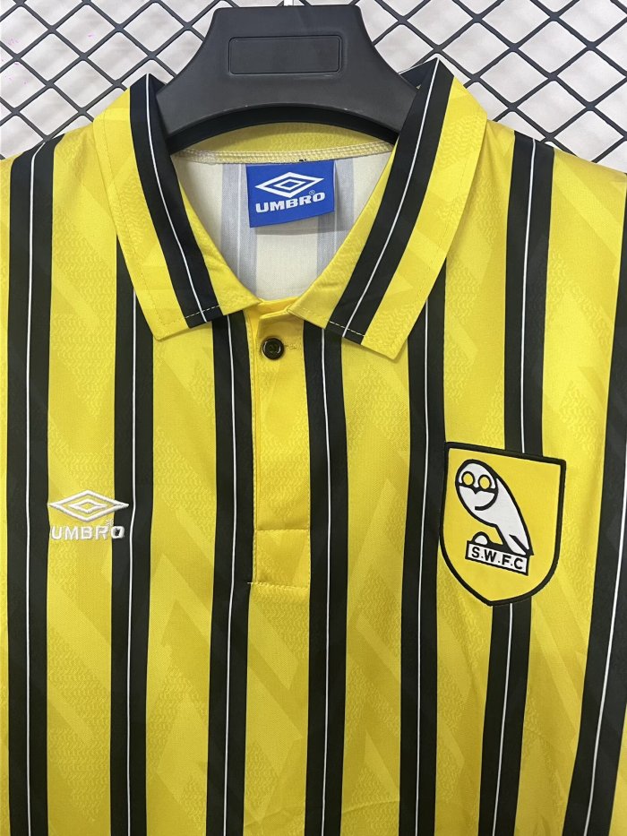 1992 Sheffield Wednesday Away Retro Soccer Jersey