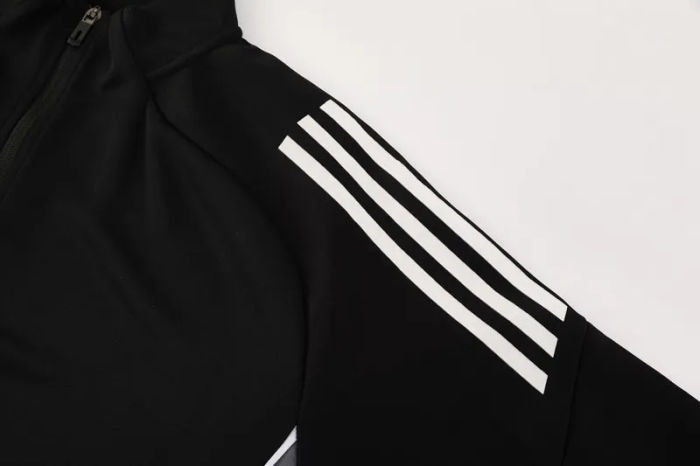 2025 AD Black Jacket Tracksuit