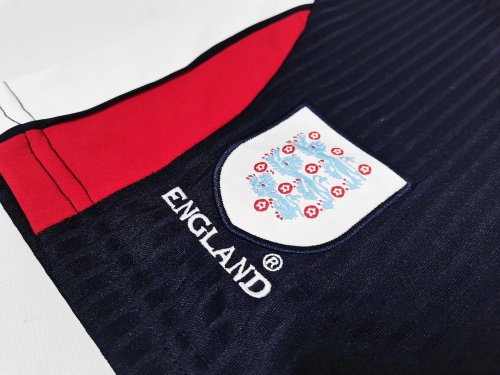 1998 England Home Retro Kids Soccer Jersey