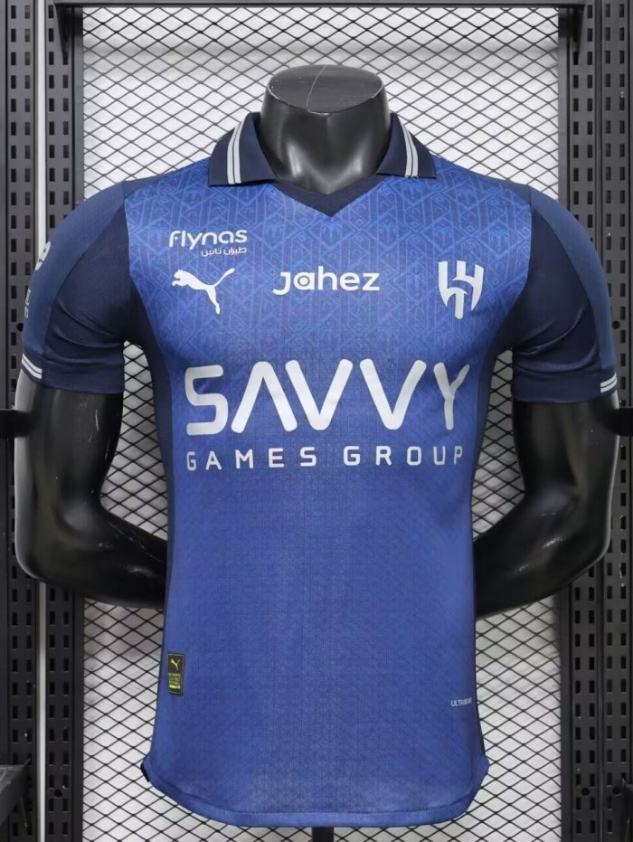 2026 Al-Hilal Blue Special Edition Player Version Training shirts