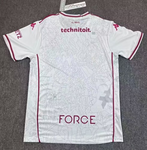 25-26 Metz Away Fans Soccer Jersey