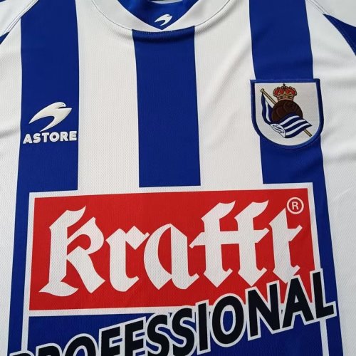 2002-2003 Real Sociedad Home Retro Soccer Jersey