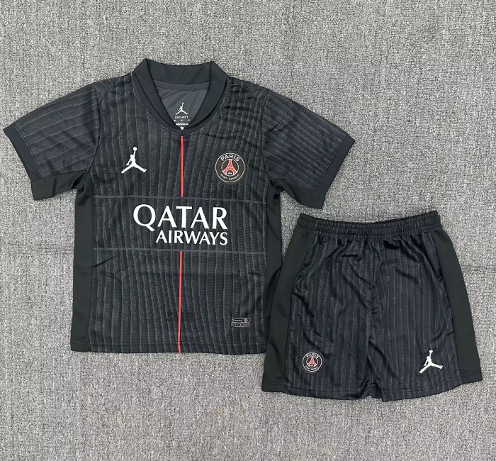 25-26 PSG Fourth Kids Soccer Jersey
