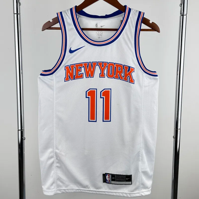 2018-19 KNICKS BRUNSON #11 White Top Quality Hot Pressing NBA Jersey