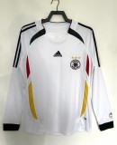 2006 Germany Home Long sleeves Retro Soccer Jersey