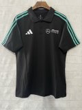 2025 F1 Benz New Pattern Short Sleeve Racing Suit