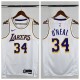 24-25 Lakers O'Neal #34 White Top Quality Hot Pressing NBA Jersey(圆领)