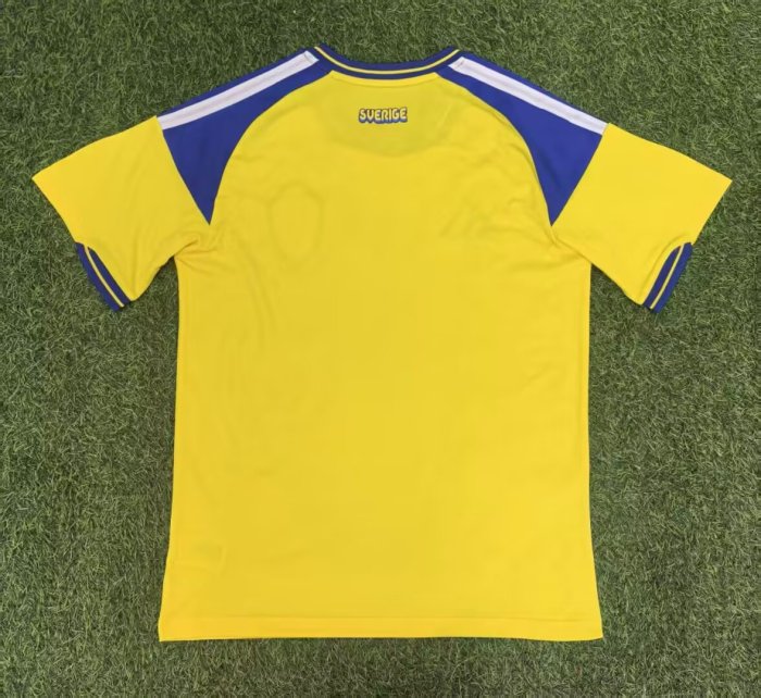 2026 Sweden Home Fans Soccer Jersey