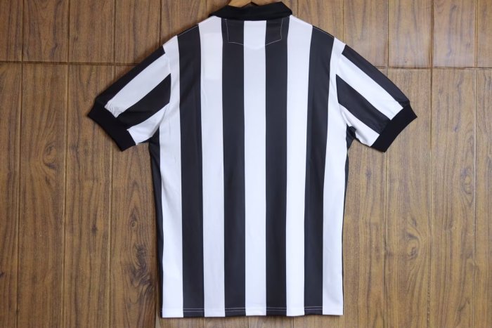 1958 Santos FC Home White and Black Retro Soccer Jersey
