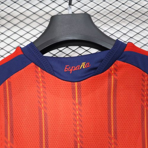 2026 World Cup Spain Home Women Player Version Soccer Jersey (女)