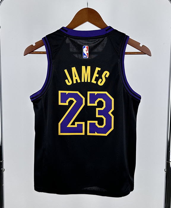 2024 LAKERS JAMES #23Top Quality Hot Pressing Kids NBA Jersey