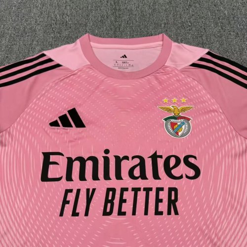 25-26 Benfica Pink GoalKeeper Fans Soccer Jersey