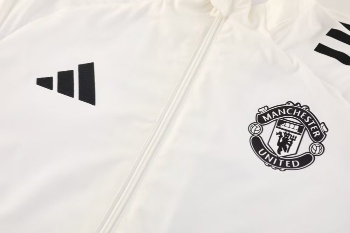 25-26 Man Utd White Windbreaker