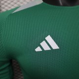 25-26 Algeria Green Player Version Training shirts