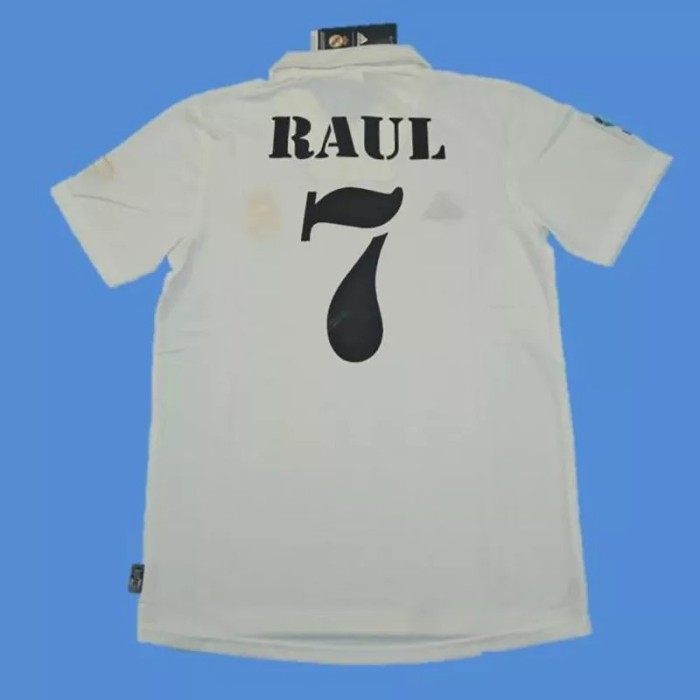 2002 RMA Centenary Home Retro Soccer Jersey