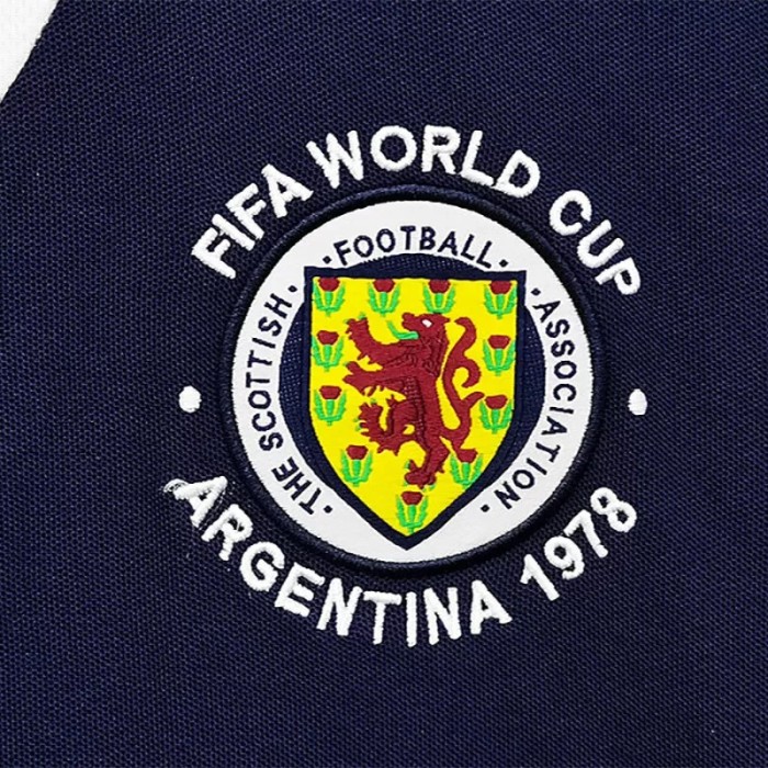 1978 Scotland blue Retro Soccer Jersey