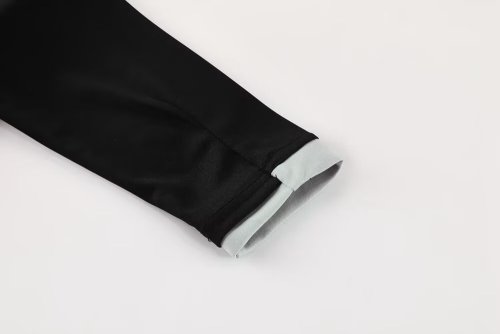 25-26 High Quality Half Pull Tracksuit— Black 黑色