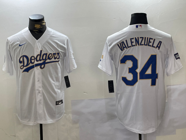 2024 MLB Los Angeles Dodgers New Pattern Jersey