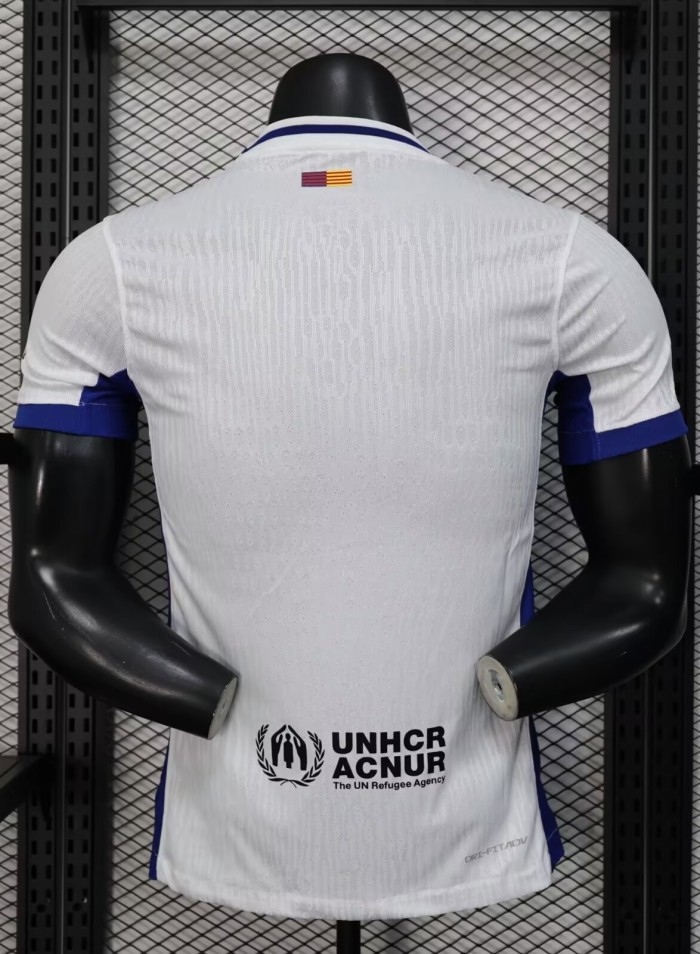 25-26 BAR White Special Edition Player Version Soccer Jersey