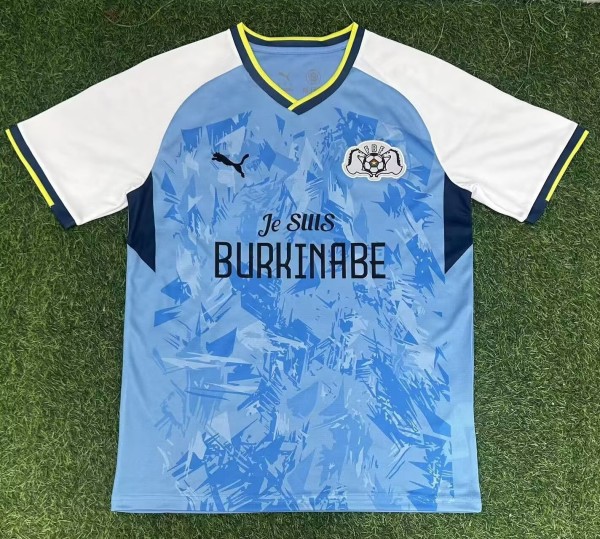 25-26 Burkina Faso Blue Special Edition Fans Soccer Jersey