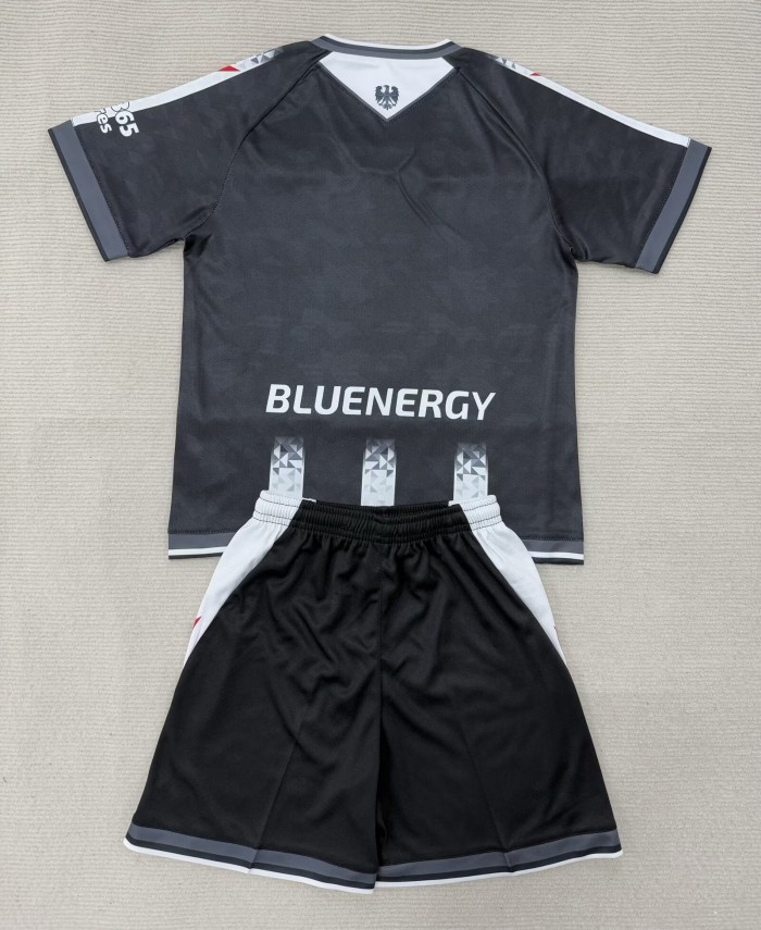25-26 Udinese Home Kids Soccer Jersey