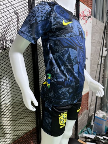 24-25 Brazil Special Edition Kids Soccer Jersey