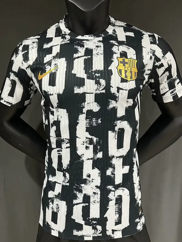 25-26 BAR Black White Special Edition Player Version Training Shirts