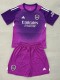 25-26 ARS Purple GoalKeeper Kids Soccer Jersey 1:1 Thai Quality