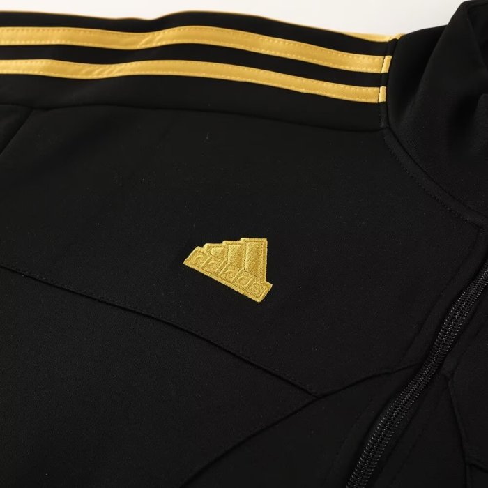 2024 AD Black Jacket Tracksuit