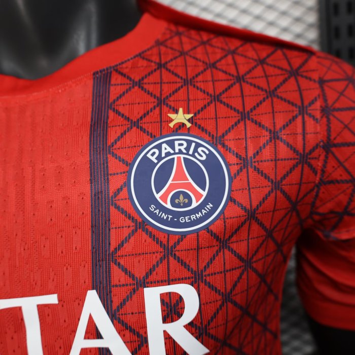 25-26 PSG Red Special Edition Player Version Training shirts
