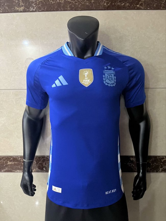 2024 Argentina Away Player Version Soccer Jersey