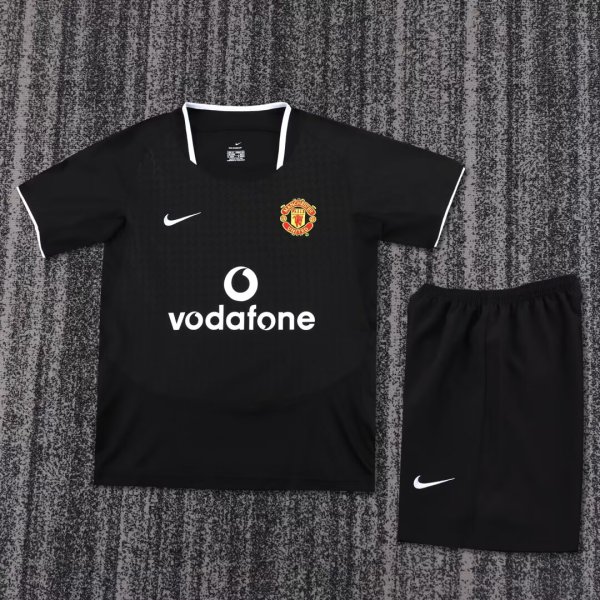 2003-2004 Man Utd Away Retro Kids Soccer Jersey