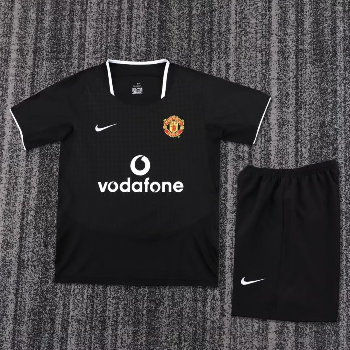 2003-2004 Man Utd Away Retro Kids Soccer Jersey