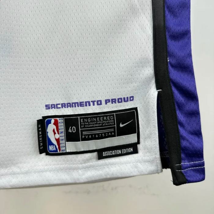 23-24 Kings LAVINE #8 White Top Quality Hot Pressing NBA Jersey