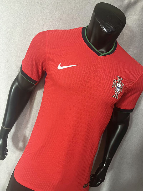 2024 Portugal European Cup Home Player Version Soccer Jersey