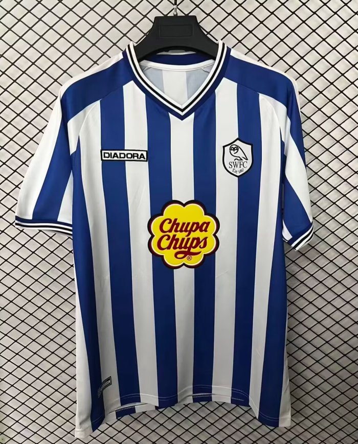 2001 Sheffield Wednesday Home Retro Soccer Jersey